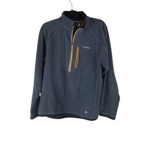 Columbia Omni-Heat Thermal Fleece Half-Zip Pullover Grey Men’s M